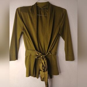 Hugo Boss Forest Green Knit Cardigan‎